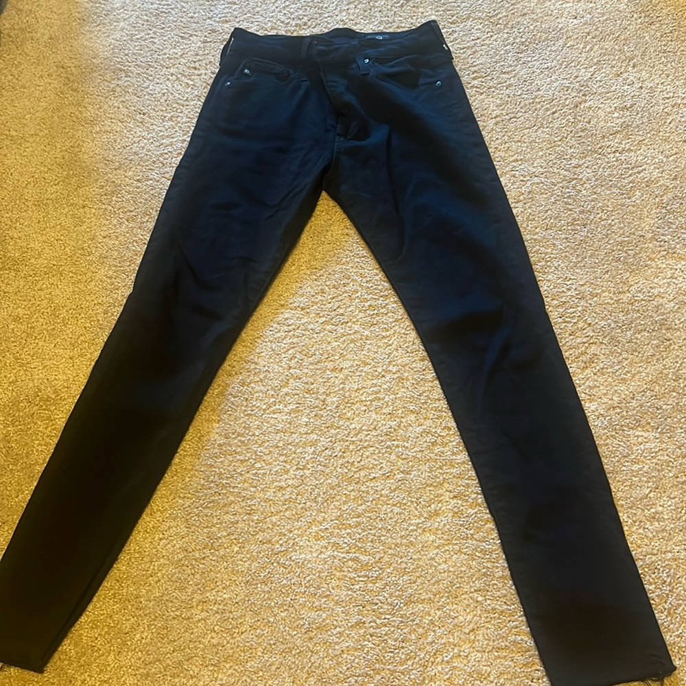 AG black skinny jeans - like new
